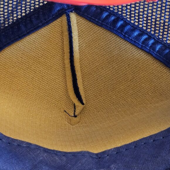 Vintage Pepsi Hat NAIA World Series College Baseball 3 Stripe Snapback Mesh Rare - Picture 6 of 7